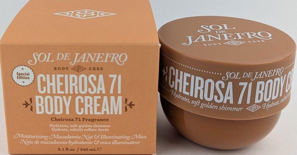 Limited Edition Sol De Janeiro Le Cheirosa 71 Cream 240 Ml